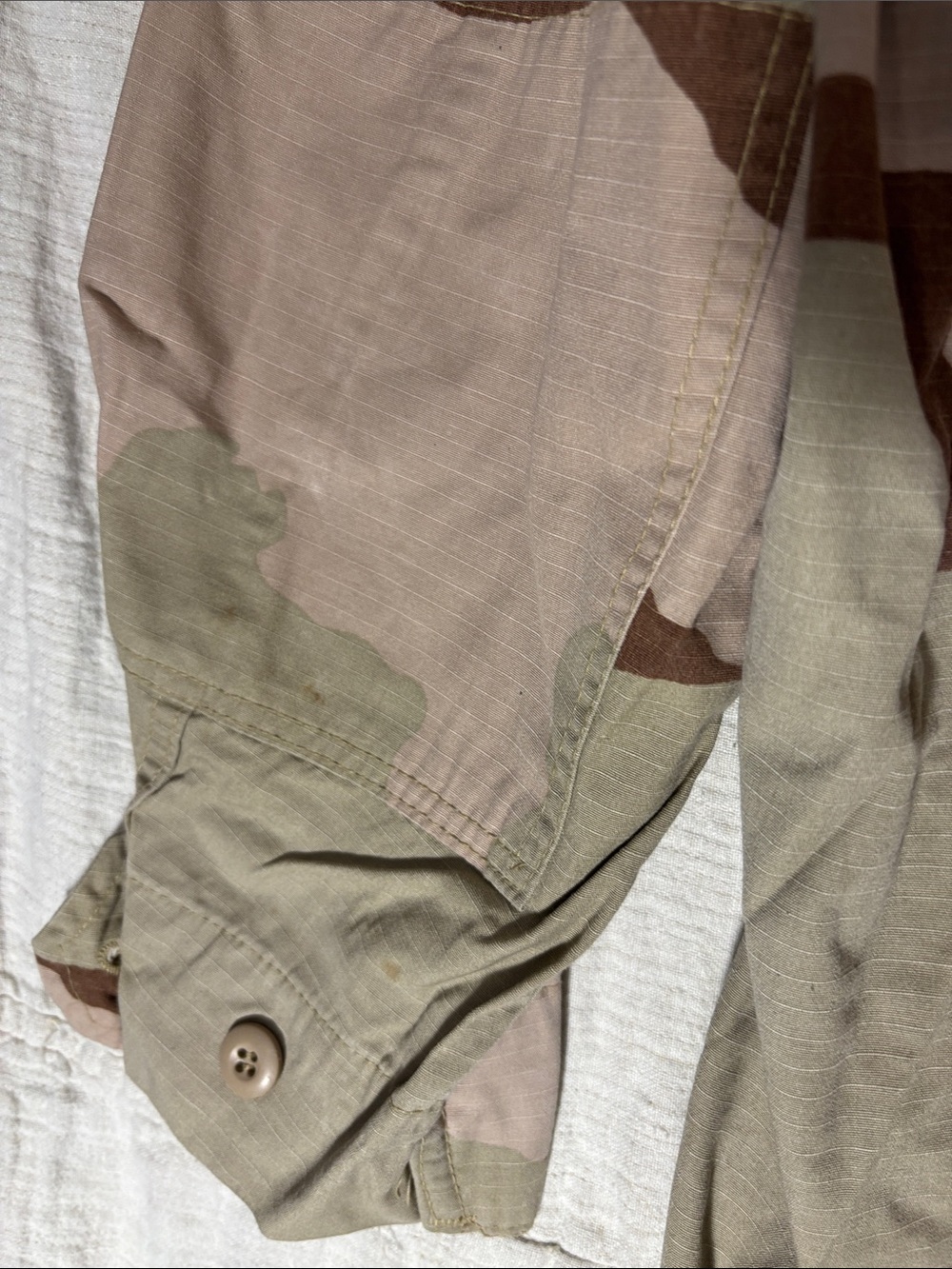 Vintage USAF 3 Color Desert Camo DCU Jacket XL Regular USCENTAF Patched - Picture 11 of 11